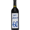 Dreams and Fantasy Geschenkidee Rotwein Happy Birthday 60 Blau, 750 ml
