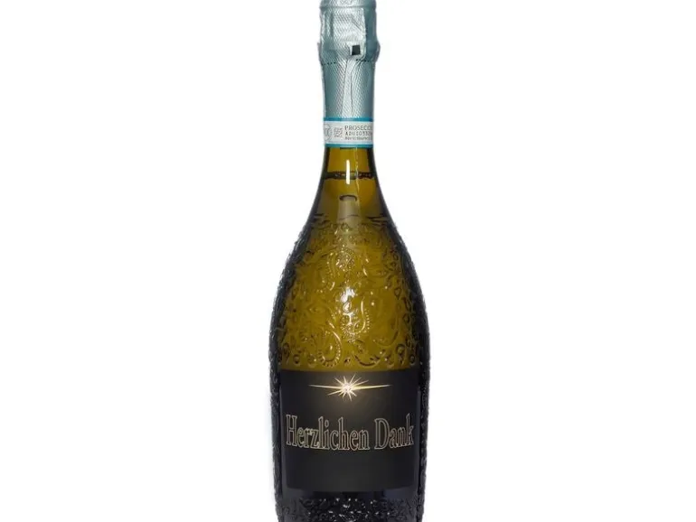 Dreams and Fantasy Geschenkidee Prosecco dark Herzlichen Dank 750 ml
