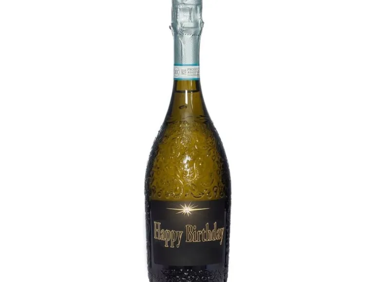 Dreams and Fantasy Geschenkidee Prosecco dark Happy Birthday 750 ml