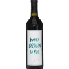 Dreams and Fantasy Geschenkidee Rotwein Happy Birthday Türkis, 750 ml
