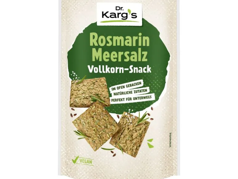 Dr. Karg's Vollkorn Snack Rosmarin Meersalz 110 g