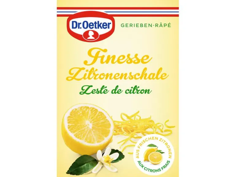 Dr.Oetker Finesse Geriebene Zitronenschale 18 g