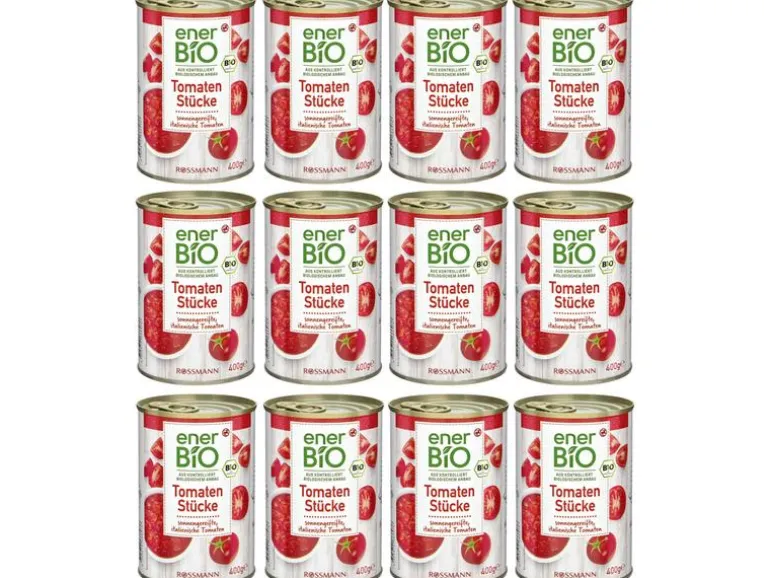 enerBIO Bio Tomatenstücke 12 x 400 g