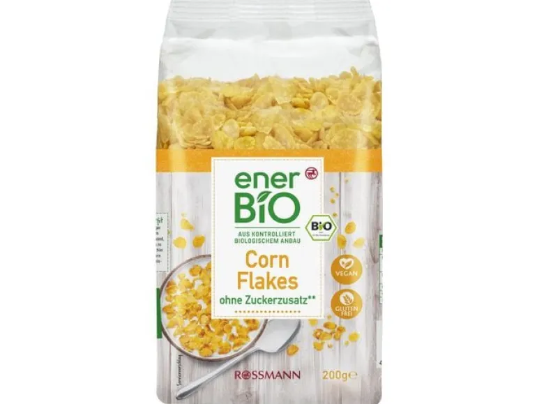 enerBIO Cornflakes ohne Zuckerzusatz 200 g