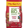 enerBIO Erdbeerstücke in Vollmilch Schokolade 200 g