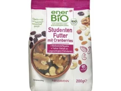 enerBIO Studentenfutter mit Cranberries 200 g