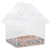 Esschert Design Fenster-Vogelhaus Acryl transparent