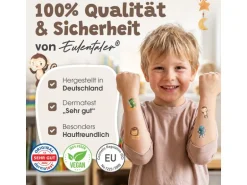 Eulentaler Tattoos für Kinder mit süssen Tier Motiven 100 Stück