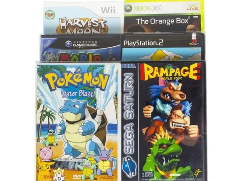 EvoRetro Kartenhülle Gehäuse 25er-Pack für Gamecube Xbox 360 Wii PS2