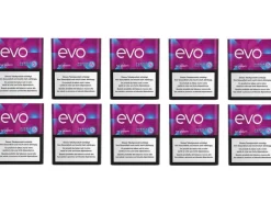 EVO Tobacco Purple Option Box Stange Stange à 10 Pack