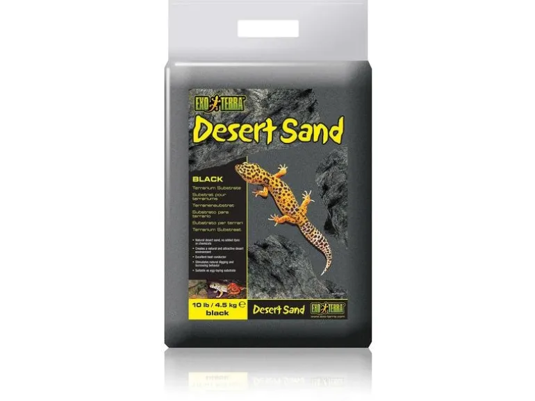 Exo Terra Bodensubstrat Desert Sand, Schwarz, 4.5 kg