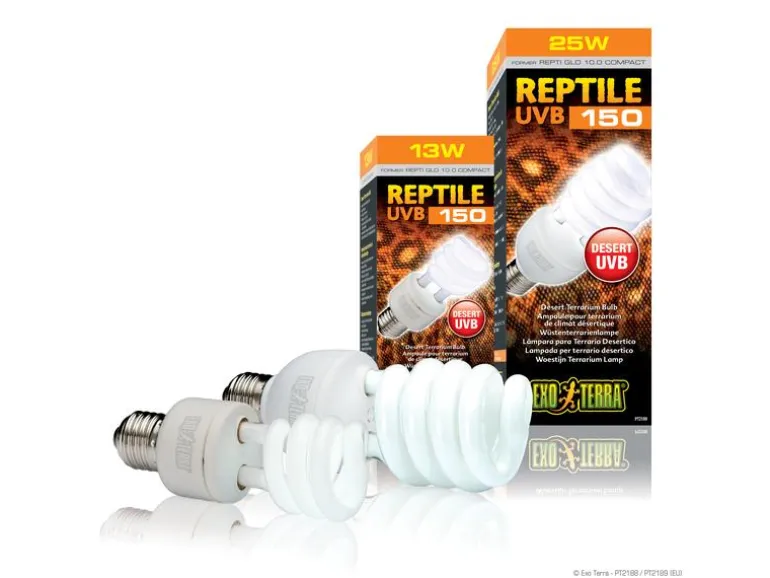 Exo Terra Terrarienlampe Reptile UVB150 E27, 13W, 15.4 cm