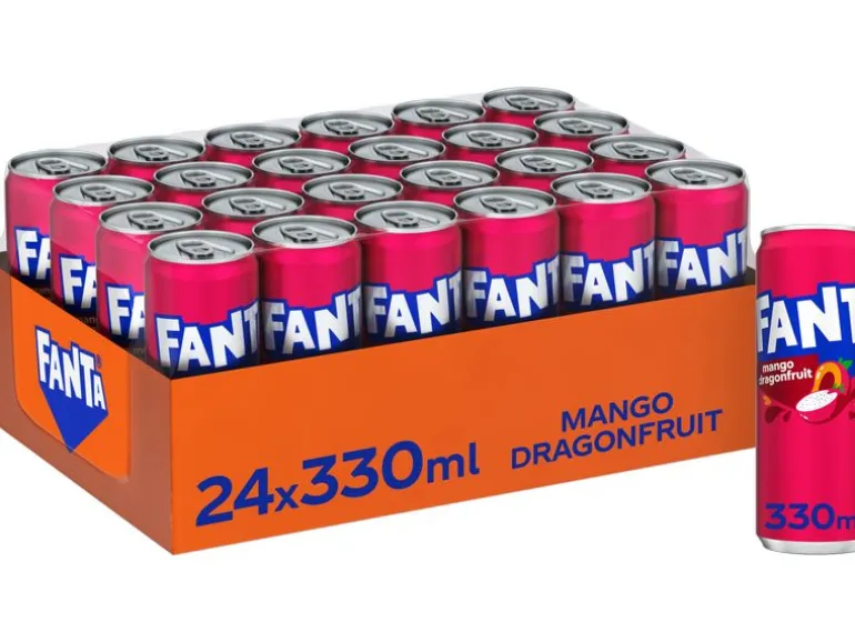 Fanta Soft-Drinks Mango Dragonfruit 24 x 0.33 l
