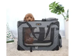 Feandrea Transportbox für Hunde & Katzen L