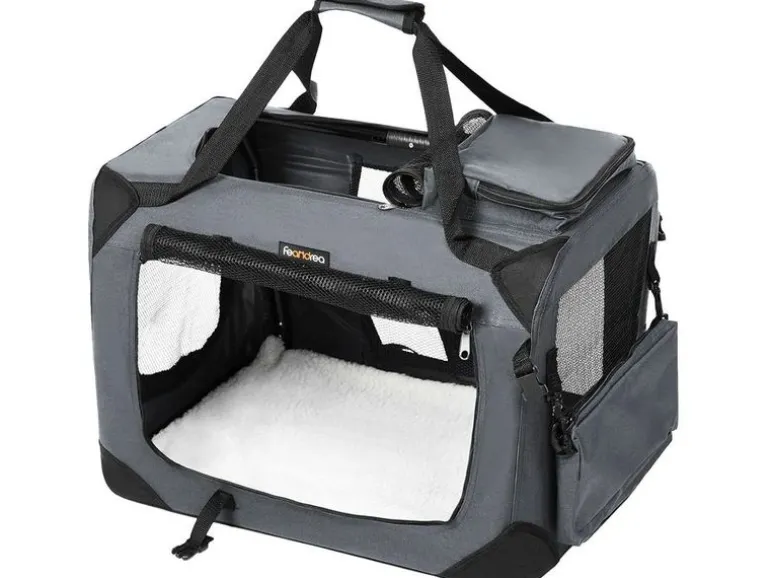 Feandrea Transportbox für Hunde & Katzen L