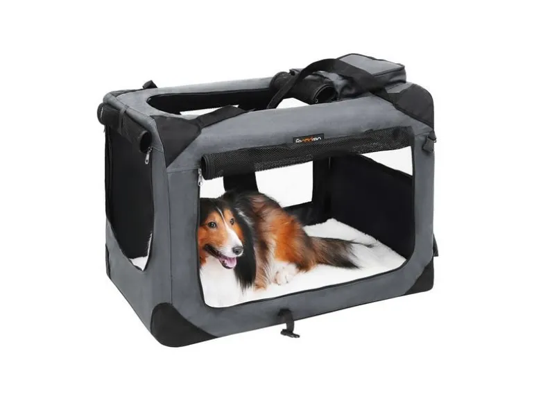 Feandrea Transportbox für Hunde & Katzen L