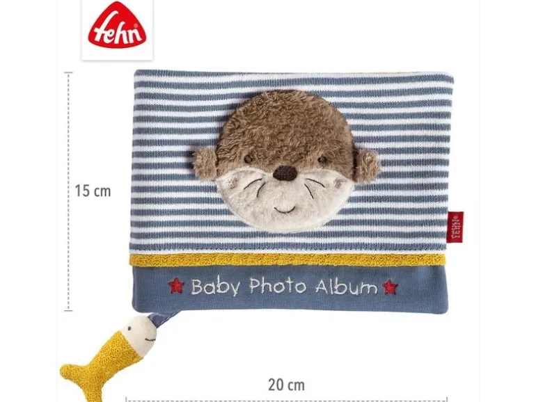 fehn Fotoalbum Otter Stoff, 20 x 15 cm