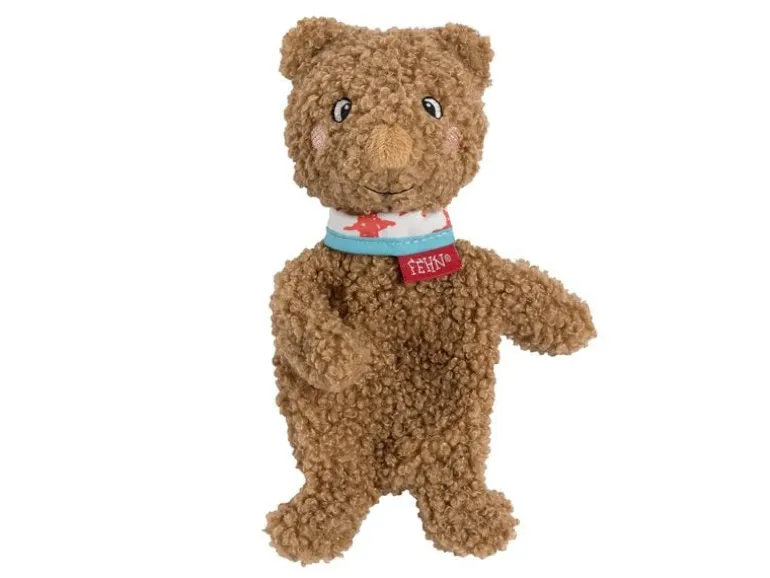 fehn Geschenkset «Bär Fred» mit Spieluhr, Schmusetuch, Stoffbuch