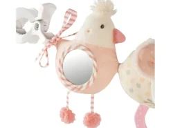 fehn Kinderwagenkette Rosa/Beige