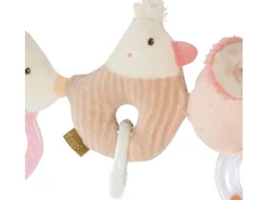 fehn Kinderwagenkette Rosa/Beige
