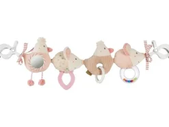 fehn Kinderwagenkette Rosa/Beige