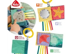 fehn Mini-Knisterbuch Tintenfisch