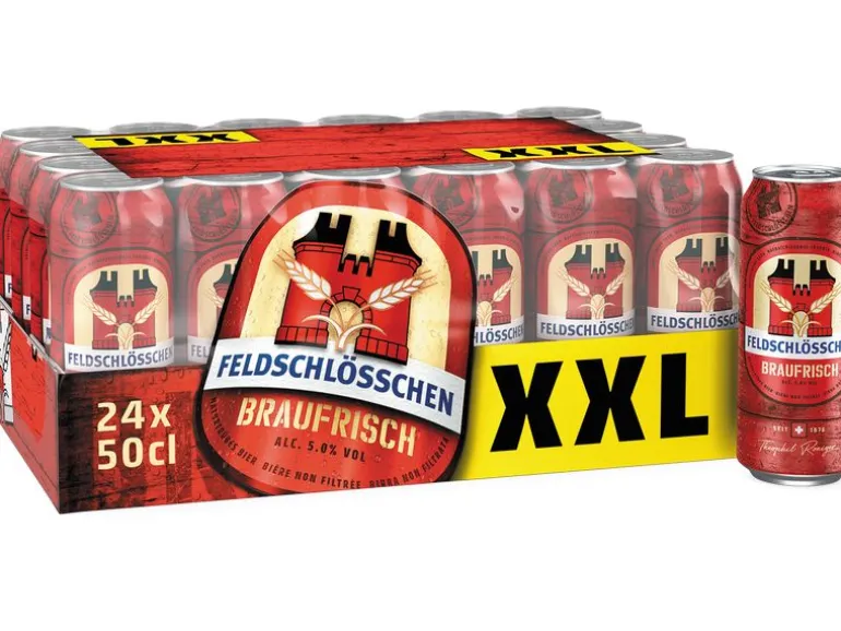 Feldschlösschen Bier Braufrisch 24 x 0.5 l