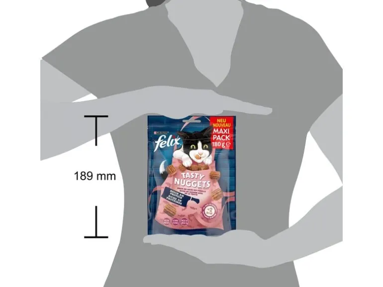 Felix Katzen-Snack Tasty Nuggets Lachs 180 g