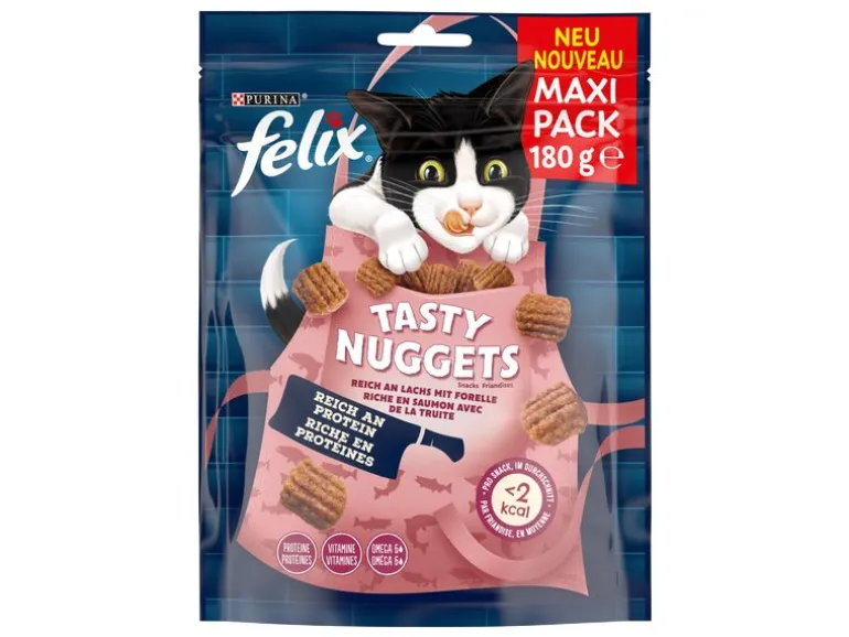 Felix Katzen-Snack Tasty Nuggets Lachs 180 g