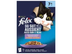 Felix Nassfutter AGAIL Senior Gemischte Vielfalt Gelée 12 x 85 g