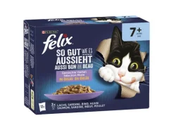 Felix Nassfutter AGAIL Senior Gemischte Vielfalt Gelée 12 x 85 g