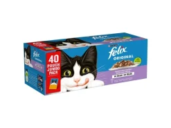 Felix Nassfutter Fleisch und Fisch in Gelée, 2x 40 x 85 g