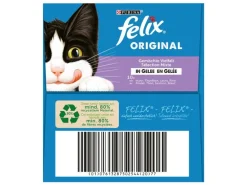 Felix Nassfutter Fleisch und Fisch in Gelée, 2x 40 x 85 g