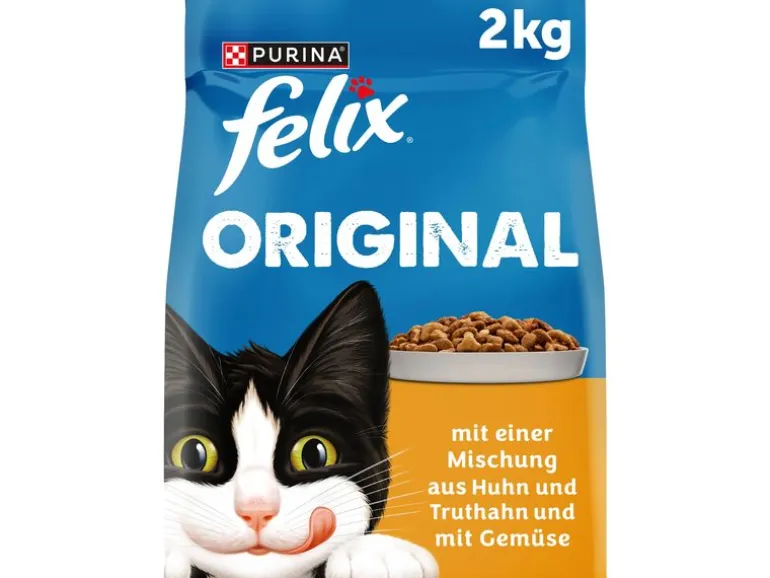 Felix Trockenfutter Original Geflügel 2 kg