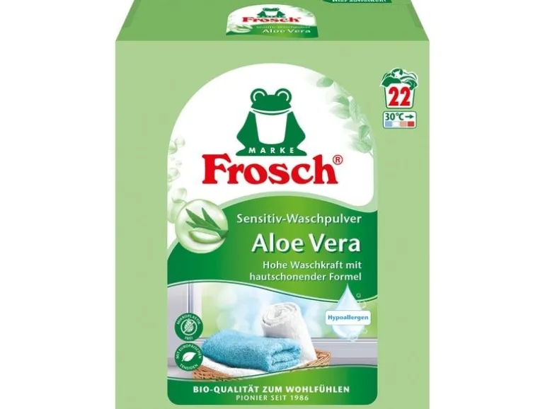 Frosch Pulverwaschmittel Frosch Aloe vera Sensitiv 1.45 kg