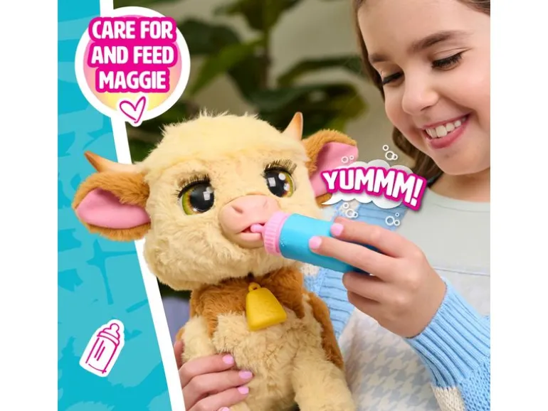 furReal Plüsch Maggie The Feed & Follow Cow 33 cm
