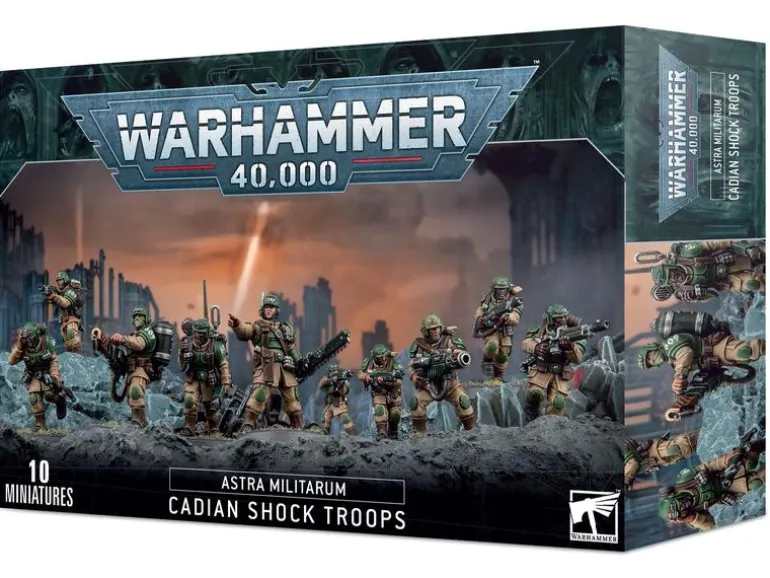 Games Workshop Figurenset Warhammer 40.000 Cadianische Stosstruppen