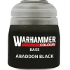 Games Workshop Warhammer Colour Base Abaddon Black 12 ml