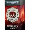 Games Workshop Warhammer 40K Chapter Approved Mission Deck -EN-
