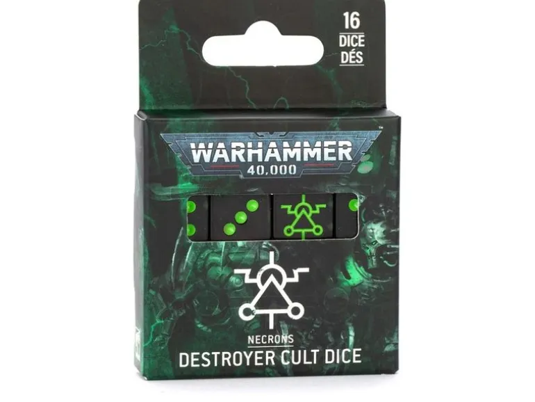 Games Workshop Würfelset Warhammer 40k Necrons: Destroyer Cult Dice