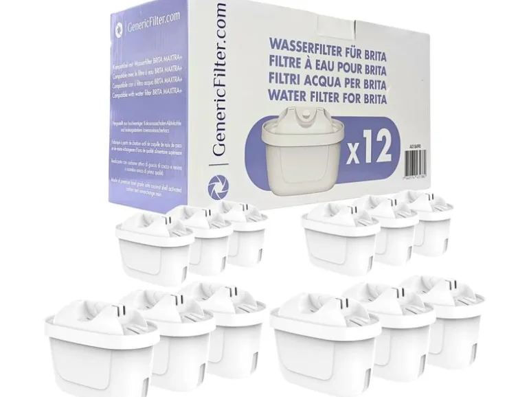 GenericFilter Wasserfilterkartuschen für Brita Maxtra+ 12 Stück