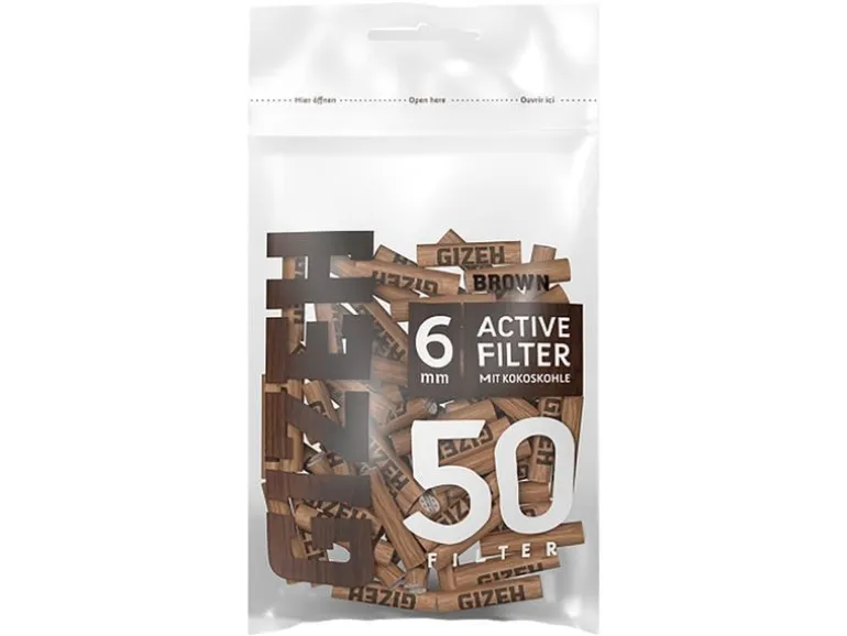 Gizeh Active Filter Brown, 6 mm