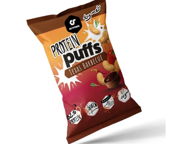 Go Fitness Chips & Popcorn Protein Puffs – Texas Barbecue 50 g