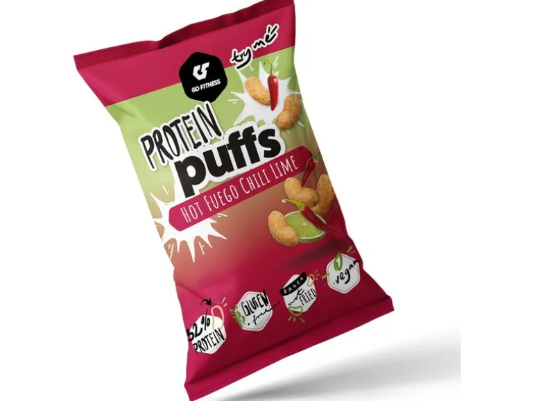 Go Fitness Chips & Popcorn Protein Puffs – Hot Fuego 50g