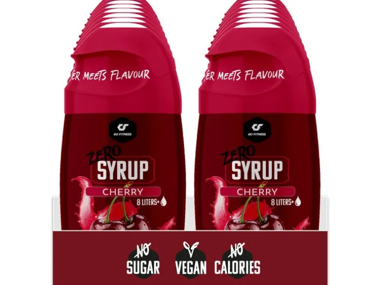 Go Fitness Zero Syrup – Cherry – Box mit 16 x 65 ml Kirsche 1040