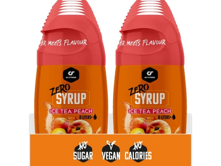 Go Fitness Zero Syrup – Ice Tea Peach, 16 x 65 ml Pfirsich 1040