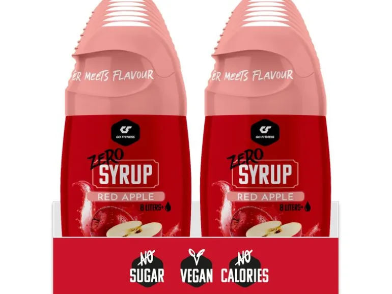 Go Fitness Zero Syrup – Red Apple – 16 x 65 ml Rote Früchte 1040