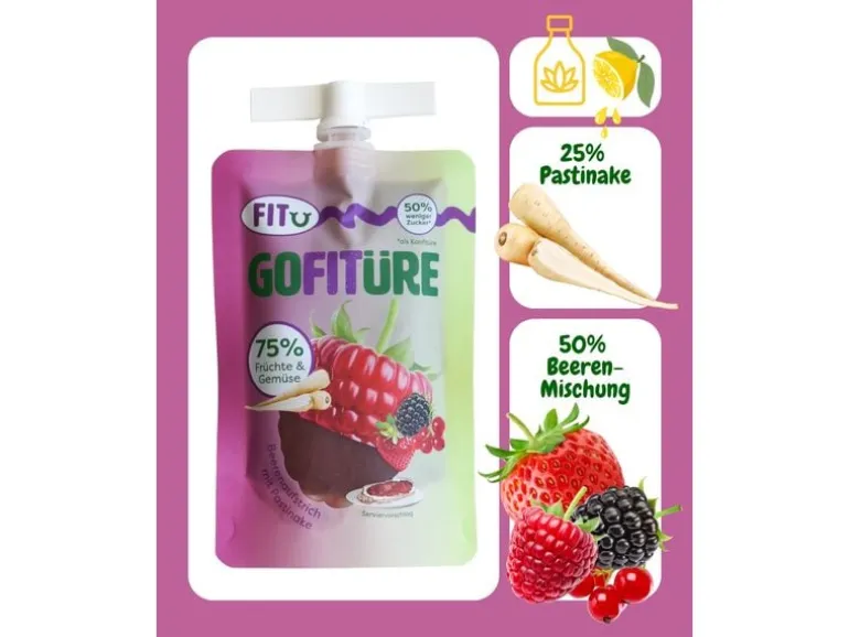 GOFITÜRE Beerenaufstrich mit Pastinaken 120 g
