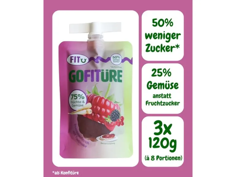 GOFITÜRE Beerenaufstrich mit Pastinaken 120 g