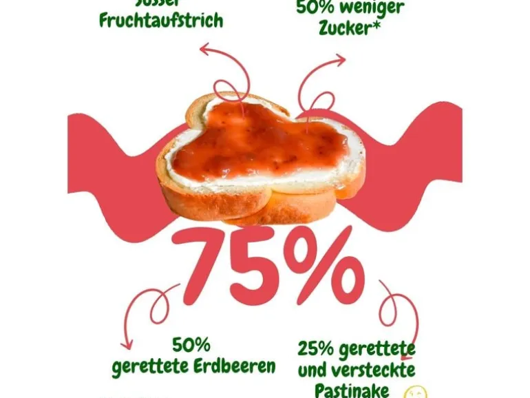 GOFITÜRE Erdbeeraufstrich mit Pastinaken 120 g